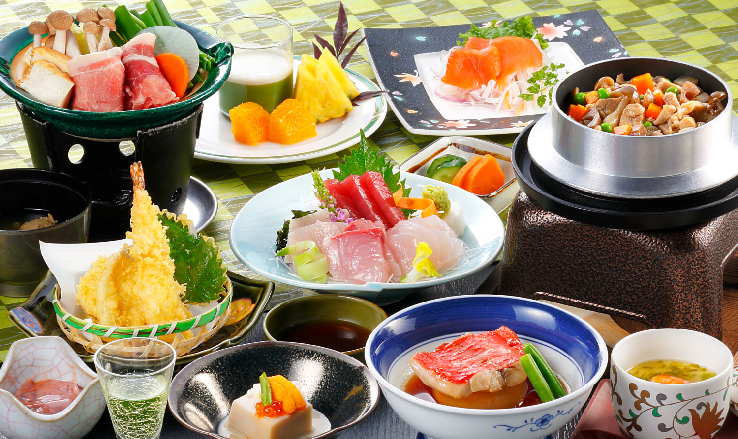 ホテル伊豆急の和食会食料理